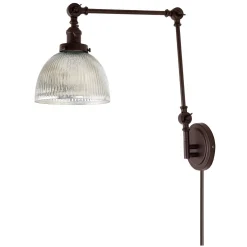 Banner Triple Joint Swing Arm - Mercury Glass Dome