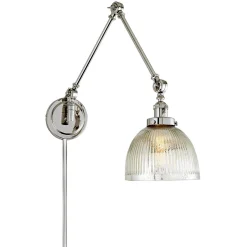 Banner Triple Joint Swing Arm - Mercury Glass Dome