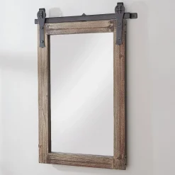 Barn Door Framed Mirror