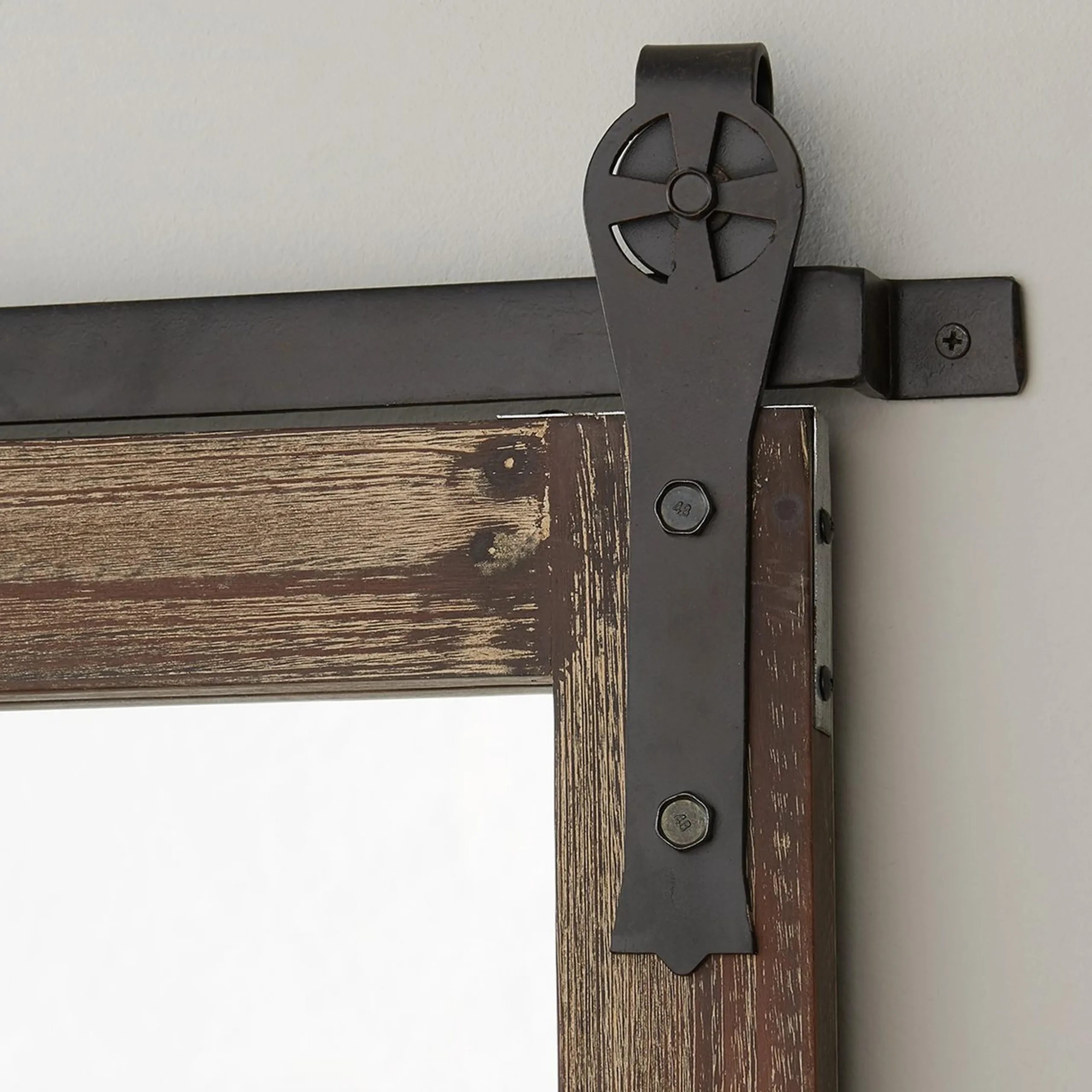 Barn Door Framed Mirror