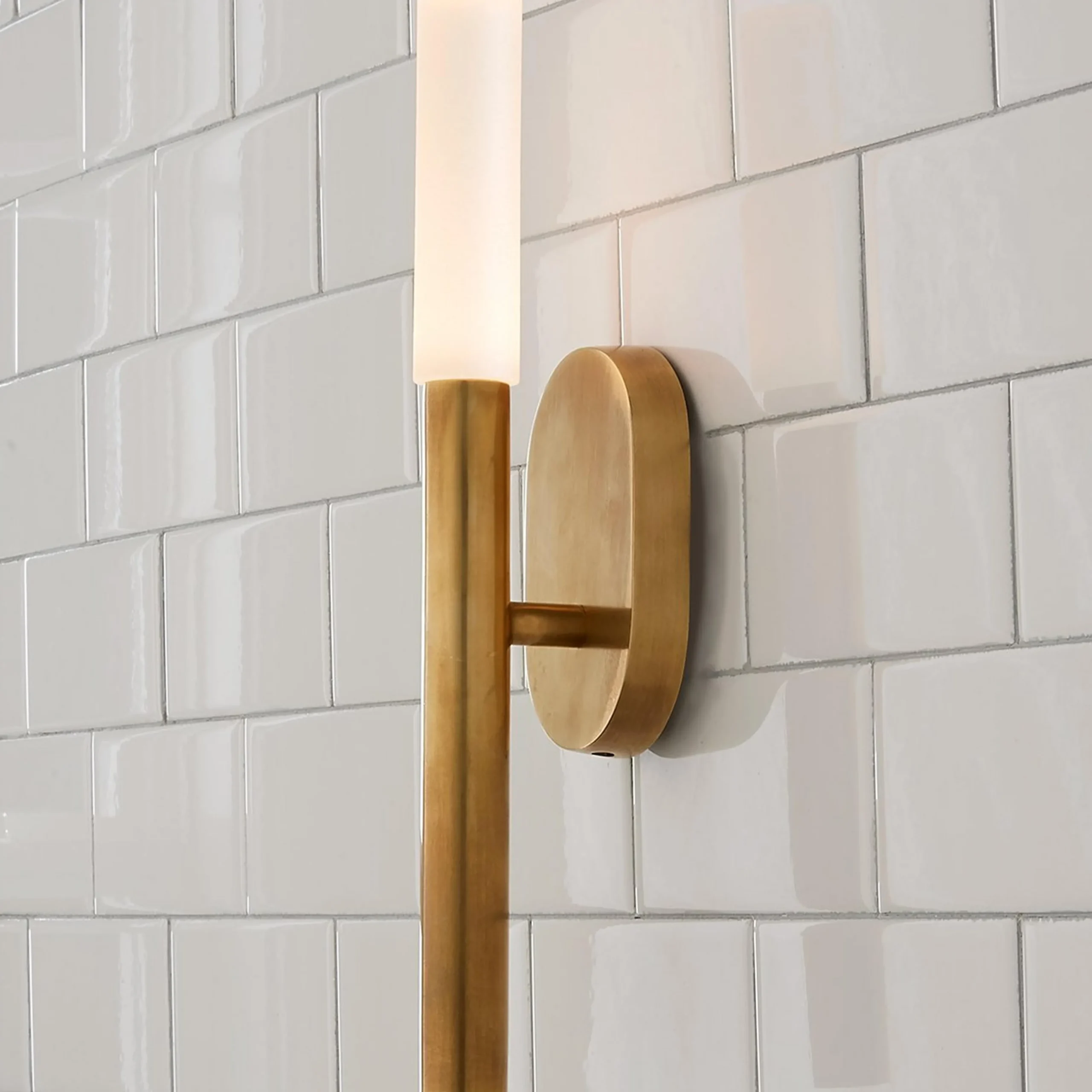 Bata Bath Sconce - Etched Crystal