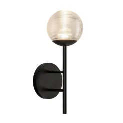 Beacon LED Outdoor Sconce - Ribbed Glass