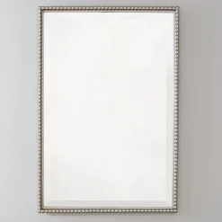 Beaded Beveled Mirror - Rectangular