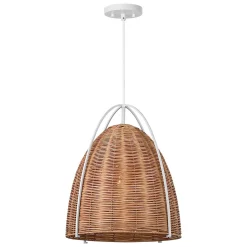 Bentlee Wicker Pendant - Large