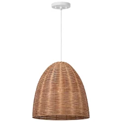 Bentlee Wicker Pendant - Large