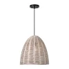 Bentlee Wicker Pendant - Large