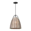 Bentlee Wicker Pendant - Small
