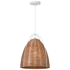 Bentlee Wicker Pendant - Small