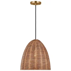 Bentlee Wicker Pendant - Small