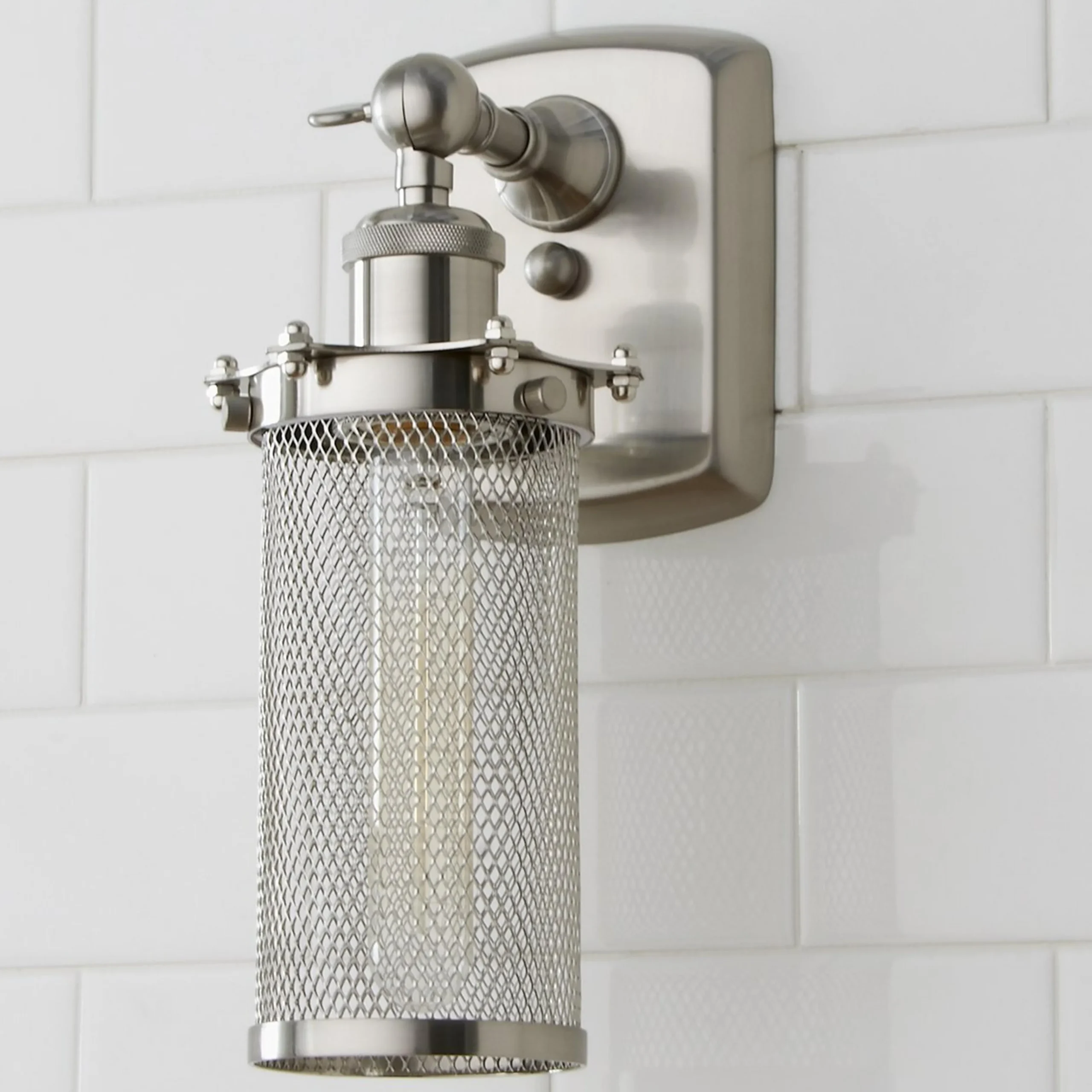 Bleecker Mesh Bath Sconce