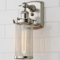 Bleecker Mesh Bath Sconce