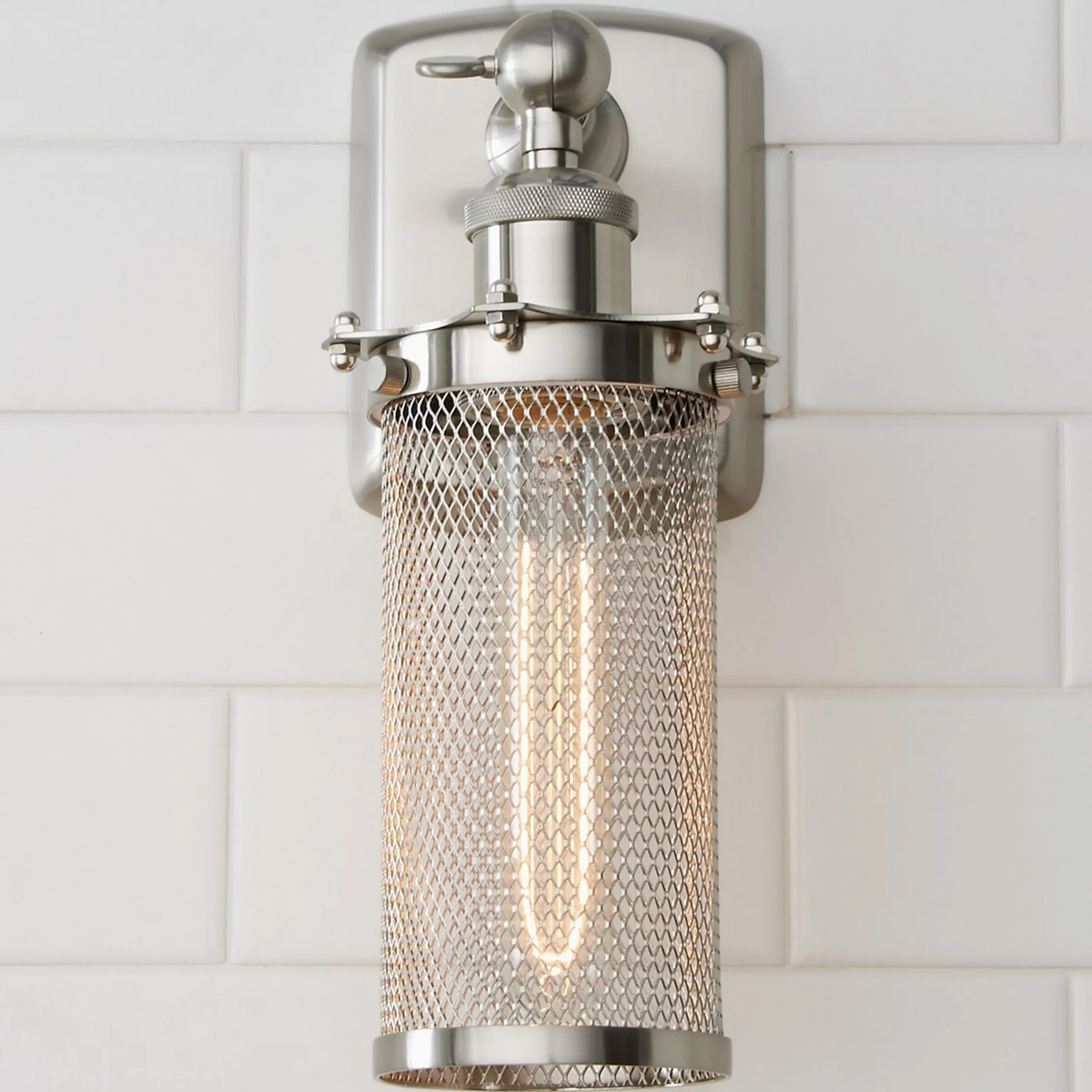 Bleecker Mesh Bath Sconce