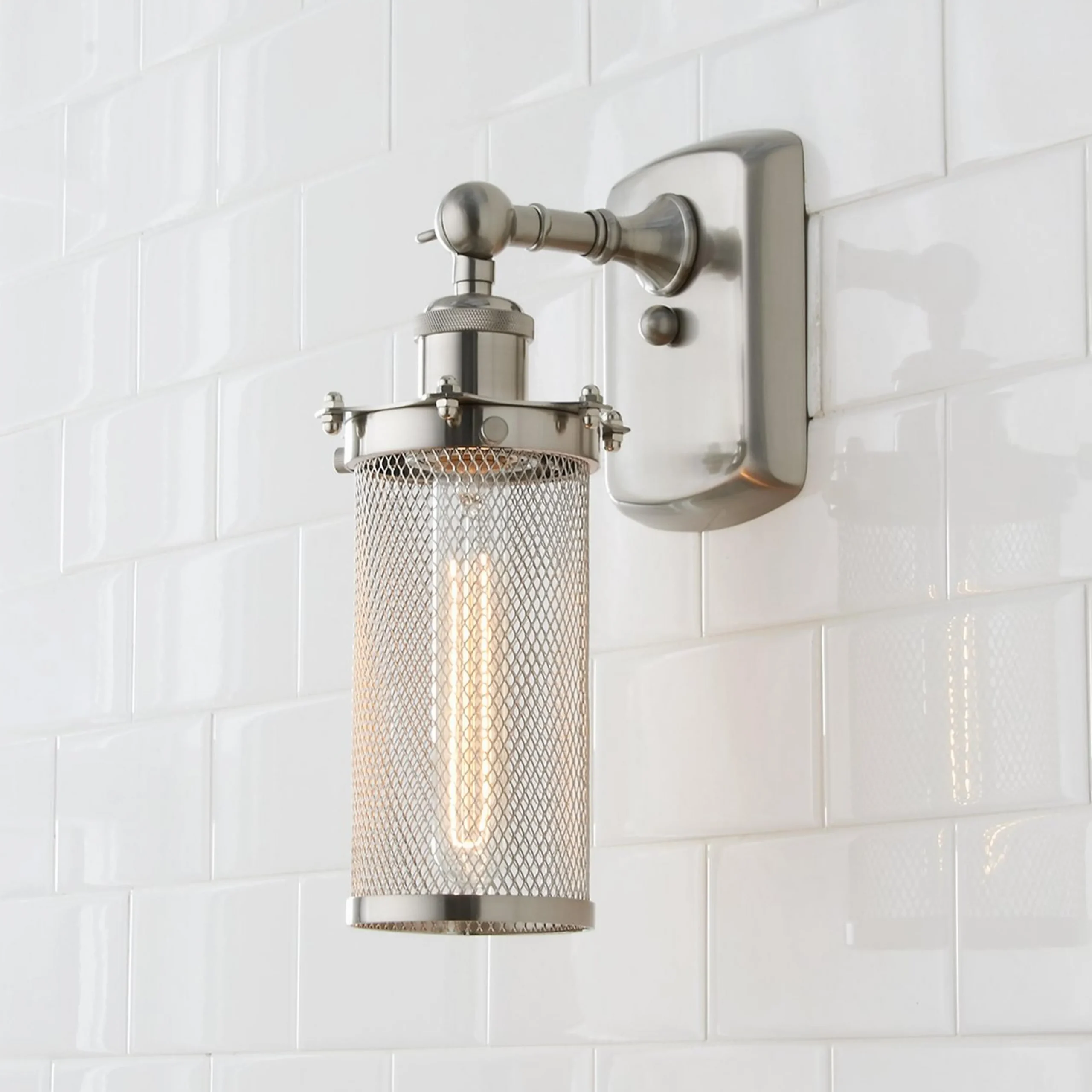 Bleecker Mesh Bath Sconce
