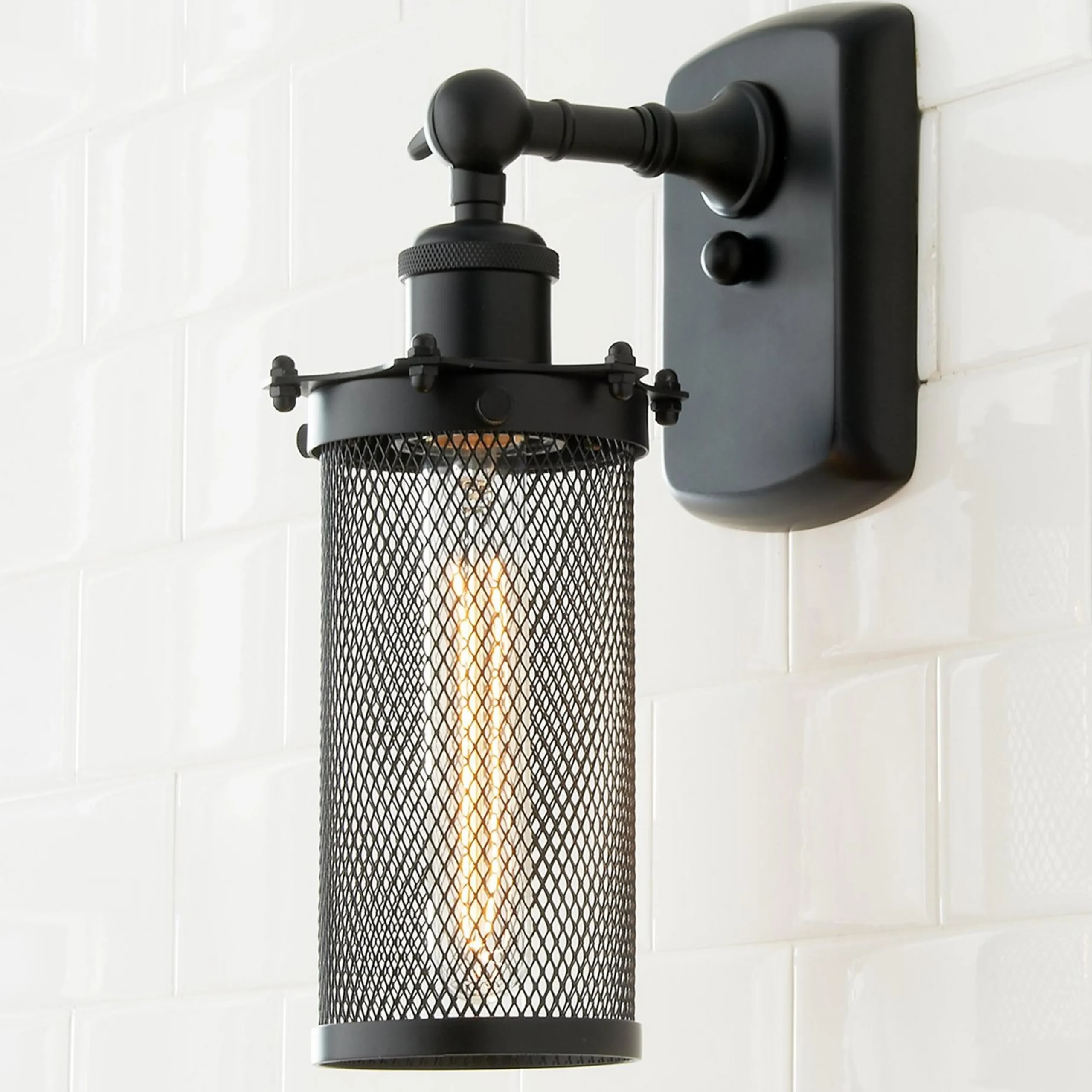 Bleecker Mesh Bath Sconce