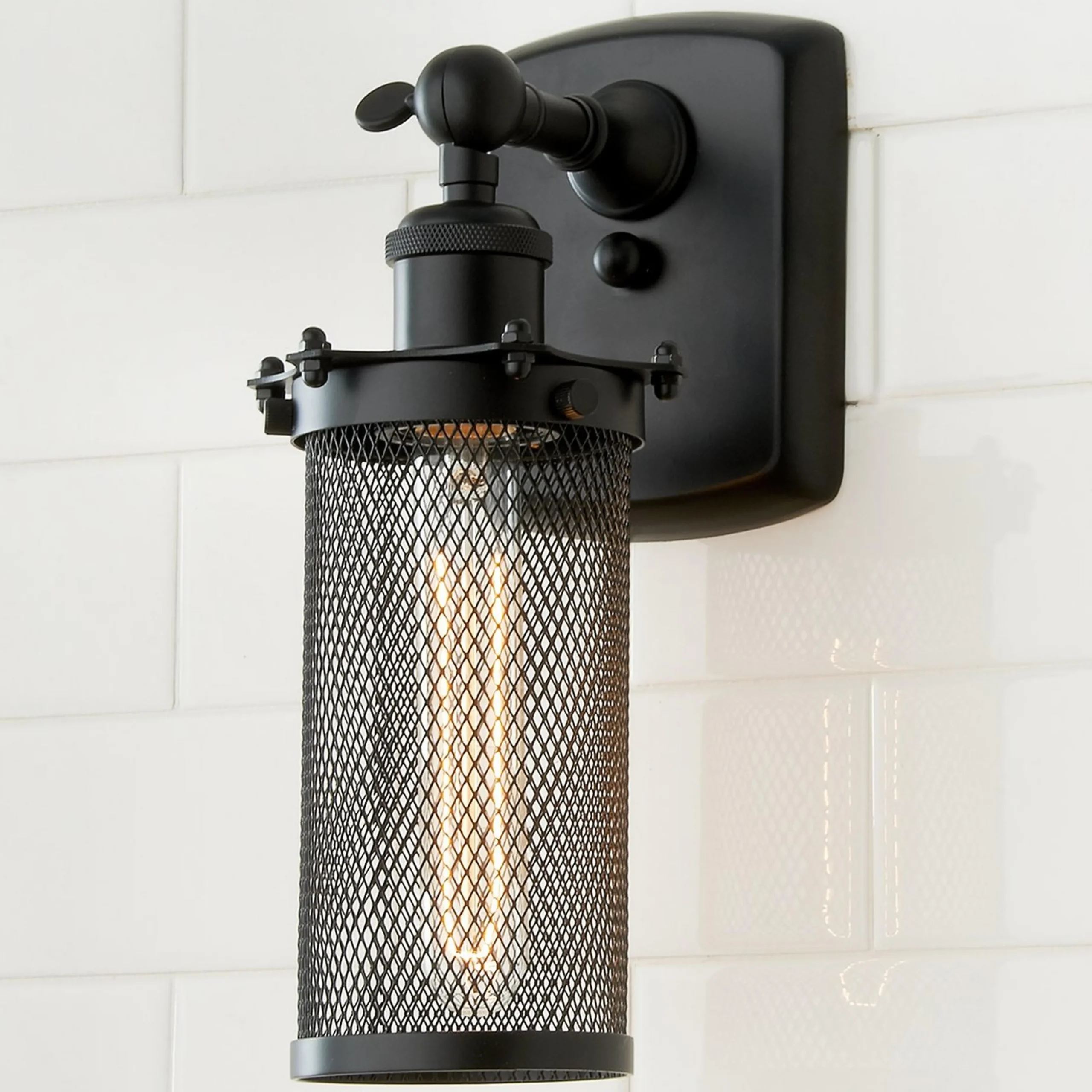 Bleecker Mesh Bath Sconce