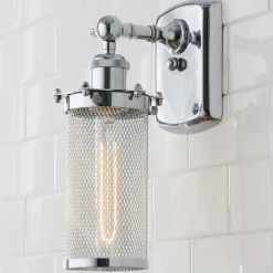 Bleecker Mesh Bath Sconce