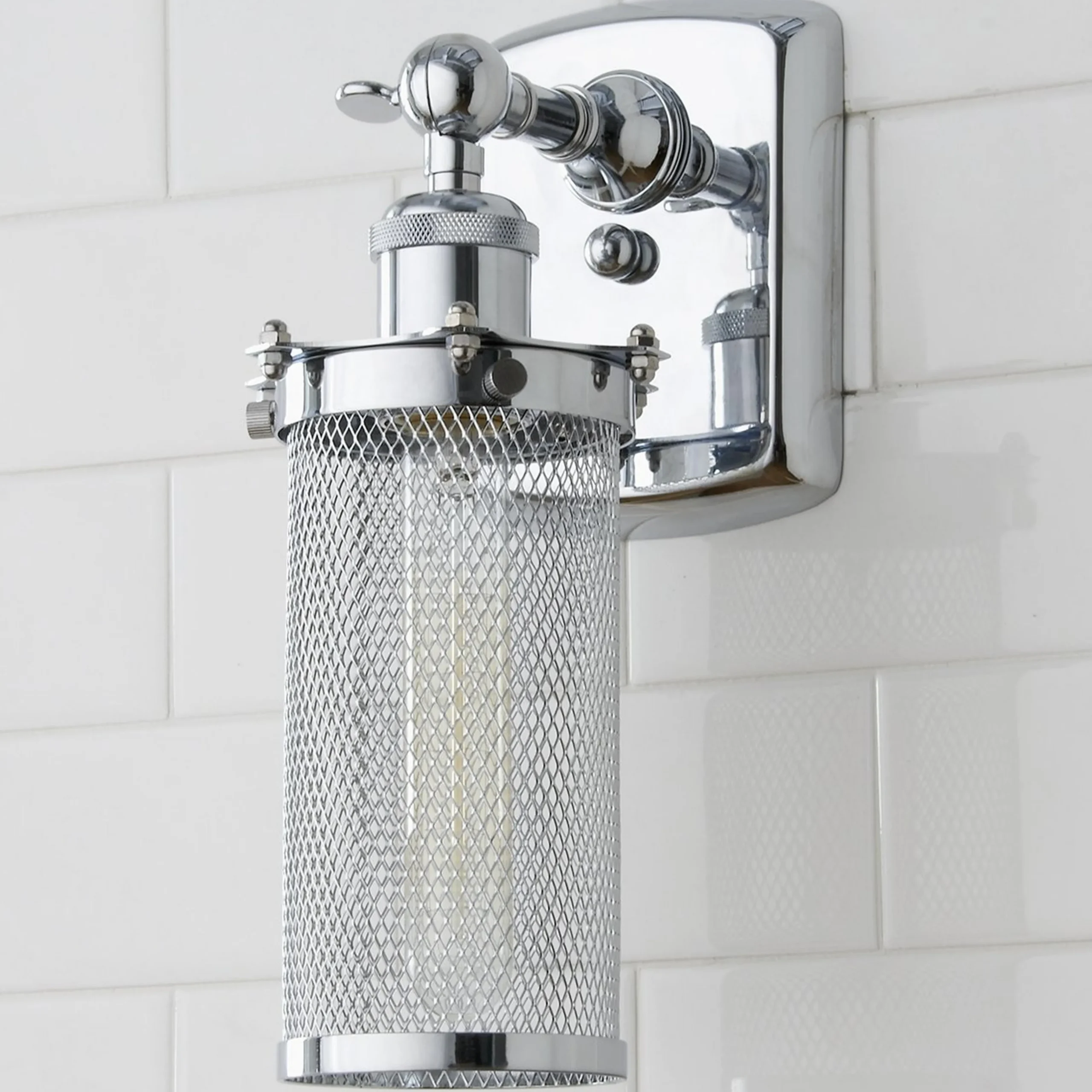 Bleecker Mesh Bath Sconce
