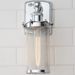 Bleecker Mesh Bath Sconce
