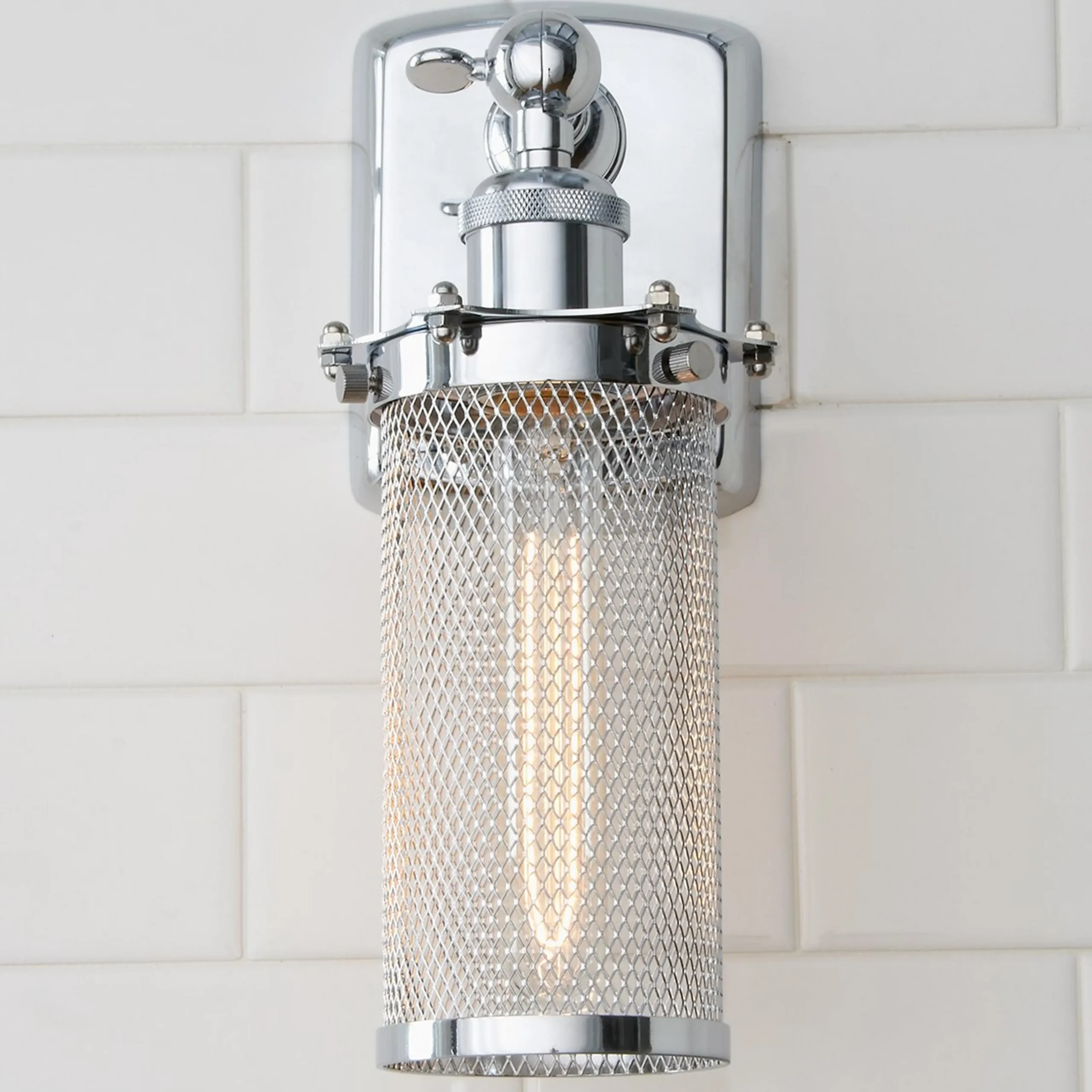 Bleecker Mesh Bath Sconce