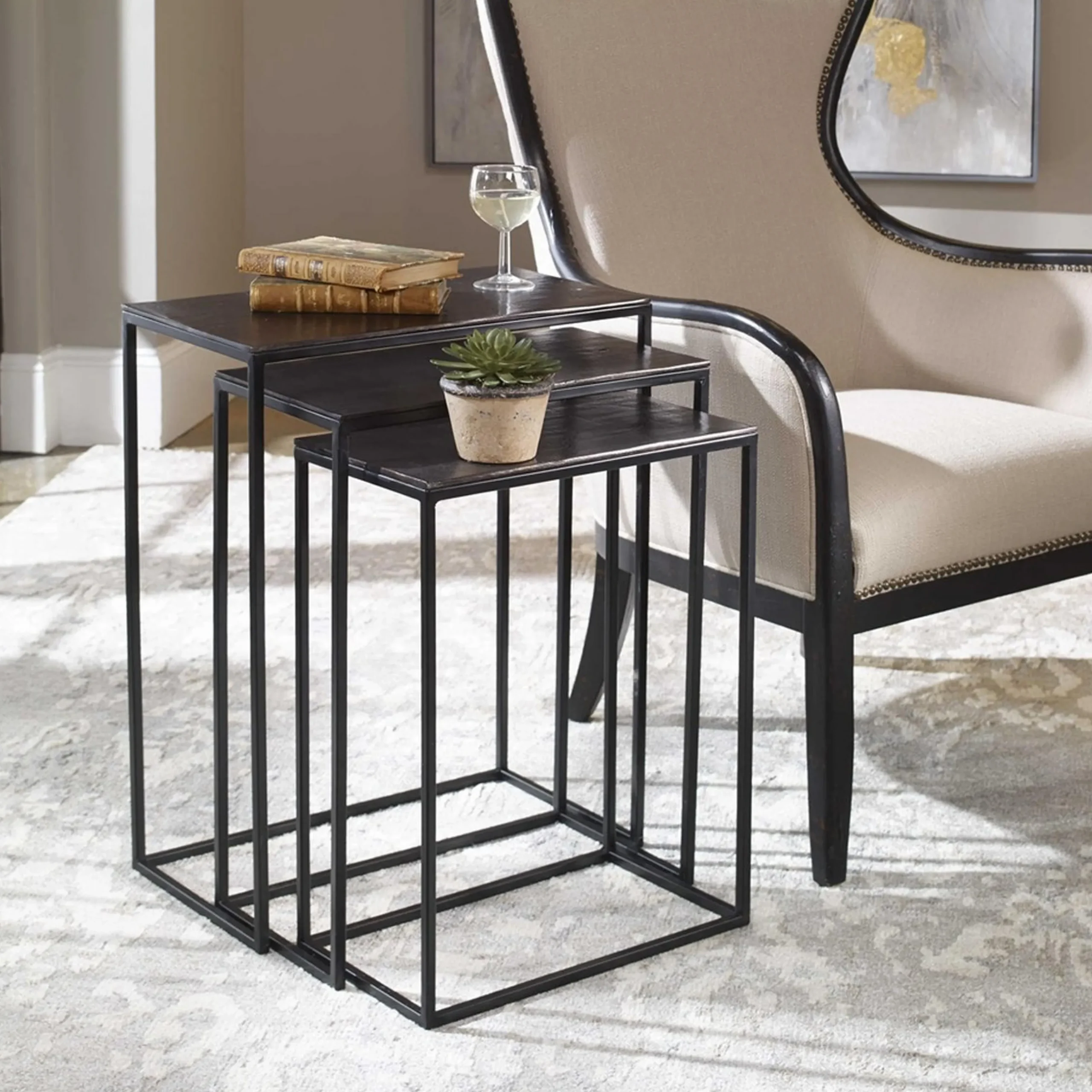 Boxed Nesting Tables - Set of 3