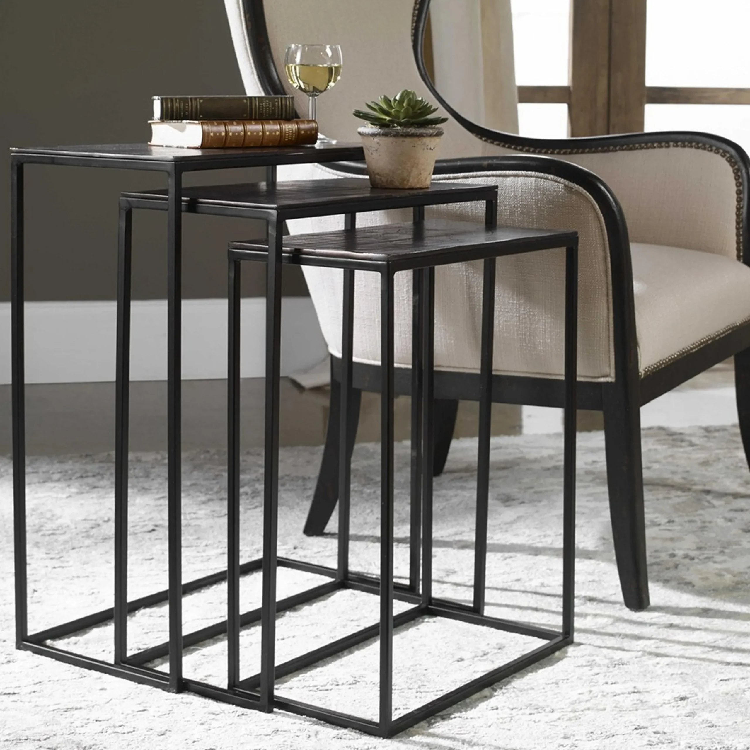 Boxed Nesting Tables - Set of 3