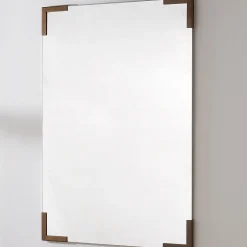 Brass Corner Mirror