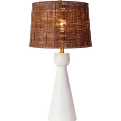 Bridget Rattan Table Lamp