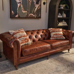 Cacao Chesterfield Sofa