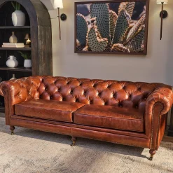 Cacao Chesterfield Sofa