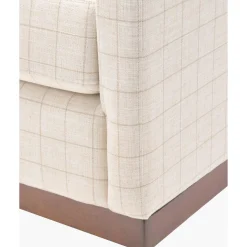 Caiden Swivel Chair - Patterned Linen