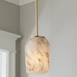 Calico Art Glass Pendant
