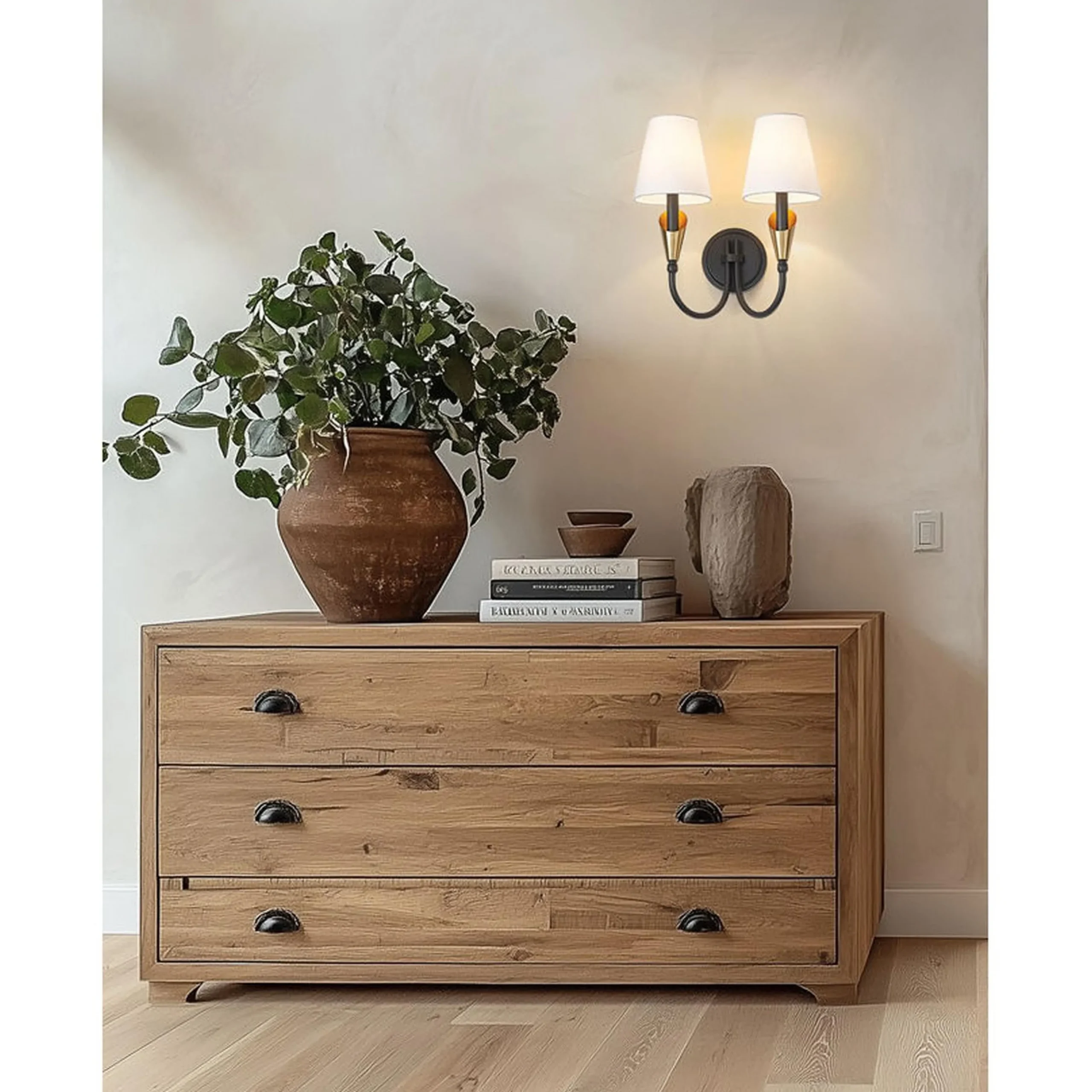 Callithyia Curved Double Sconce