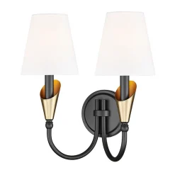 Callithyia Curved Double Sconce