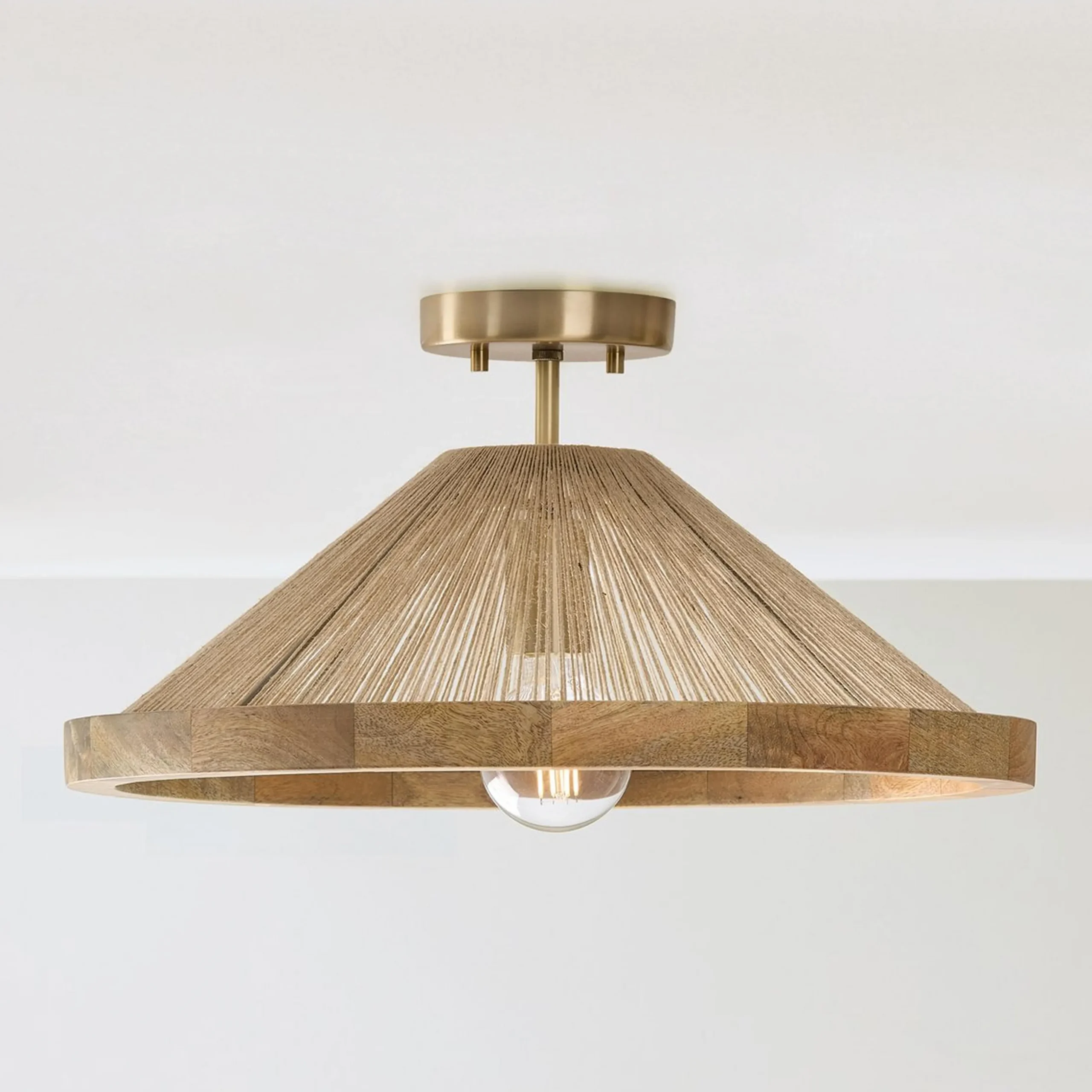Calyce Open Convertible Semi-Flush Ceiling Light
