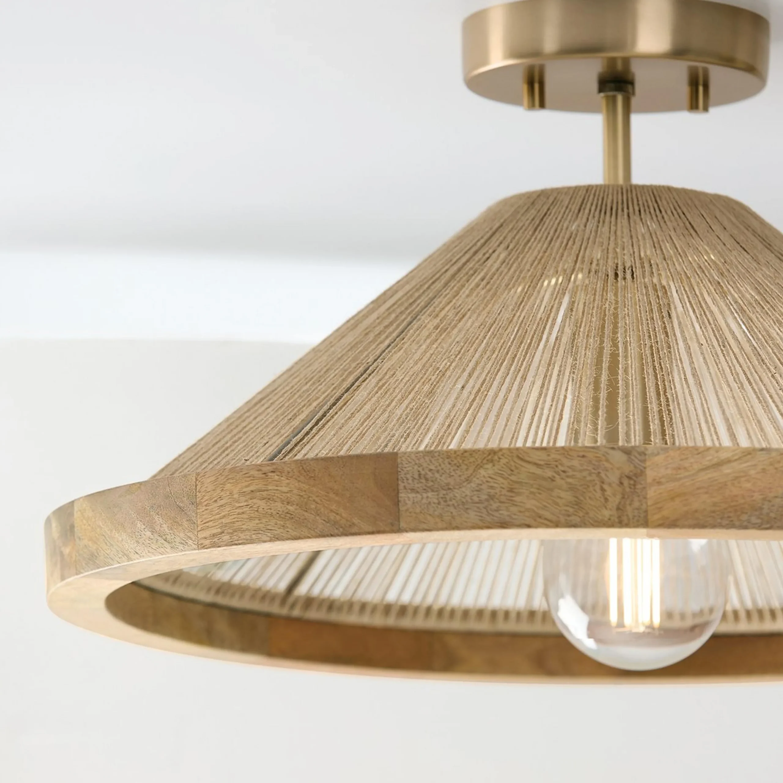 Calyce Open Convertible Semi-Flush Ceiling Light
