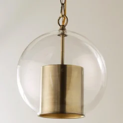 Cap and Globe Pendant