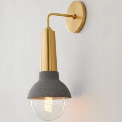 Capped Concrete Sconce