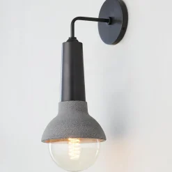 Capped Concrete Sconce