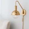 Capped Globe Swing Arm