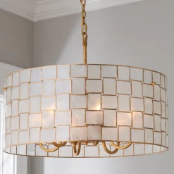 Captiva Shaken Shell Chandelier