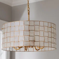 Captiva Shaken Shell Chandelier