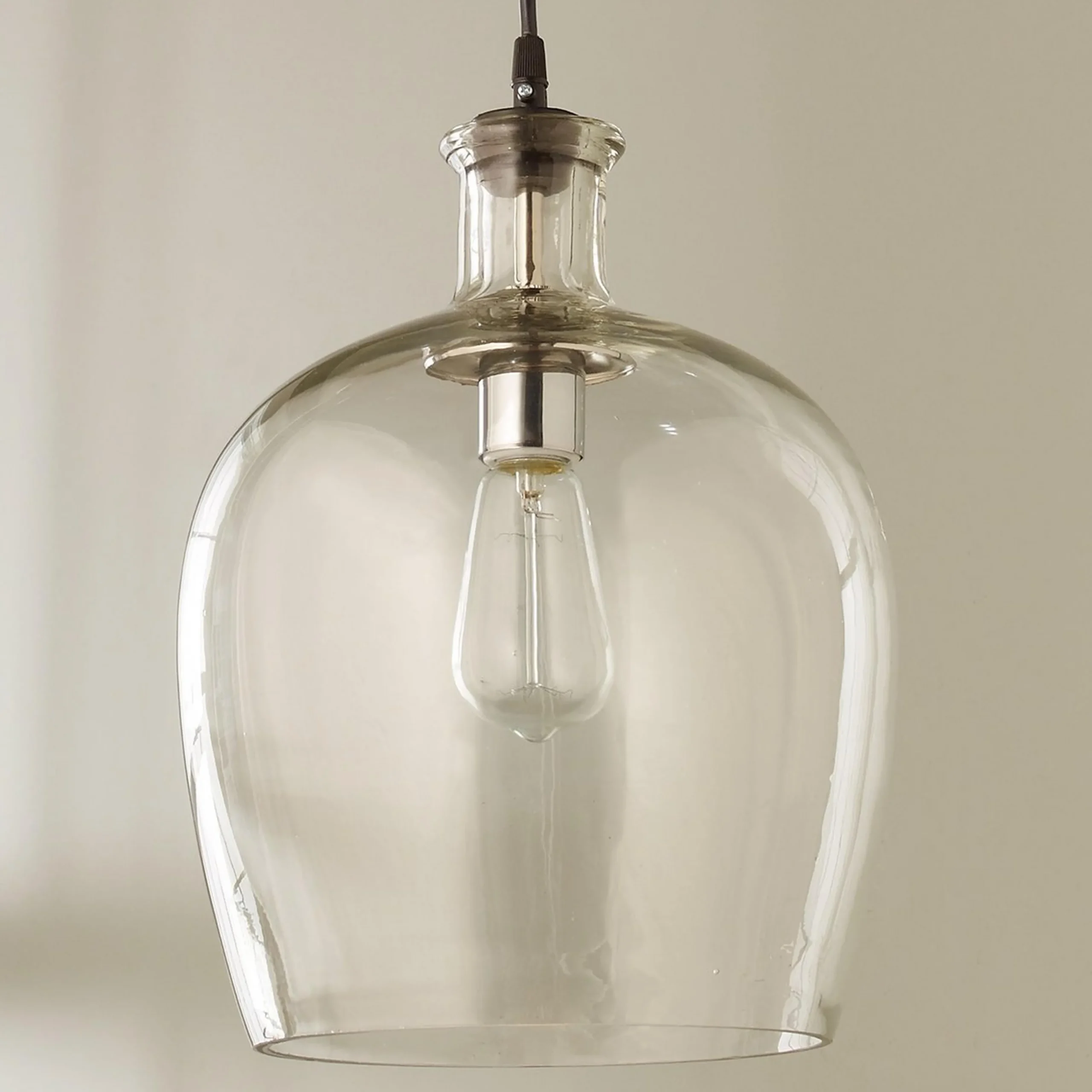 Carafe Glass Pendant Light - Large