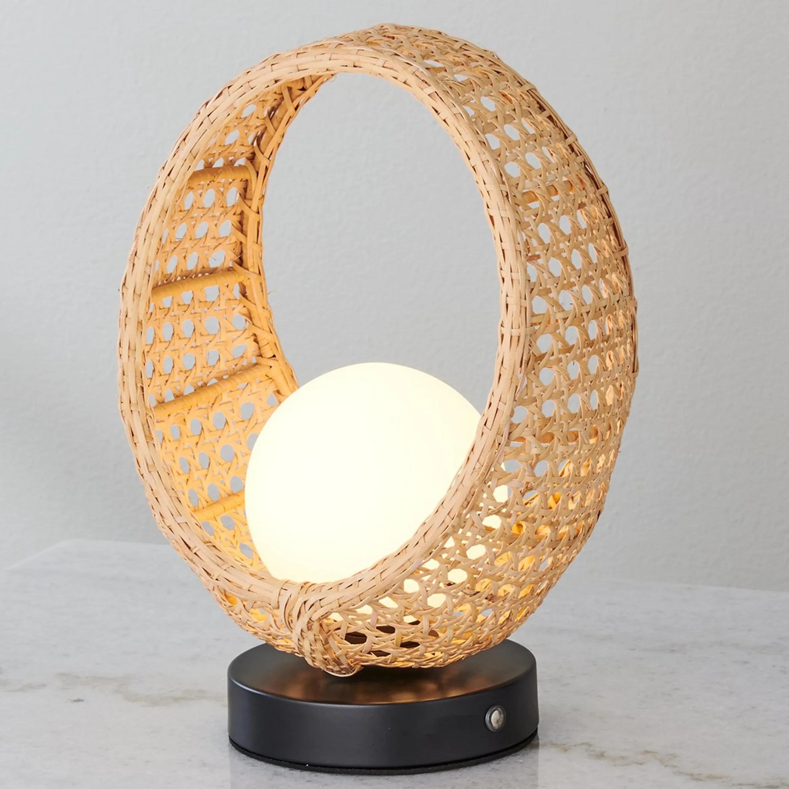 Caressed Globe Cordless LED Table Lamp