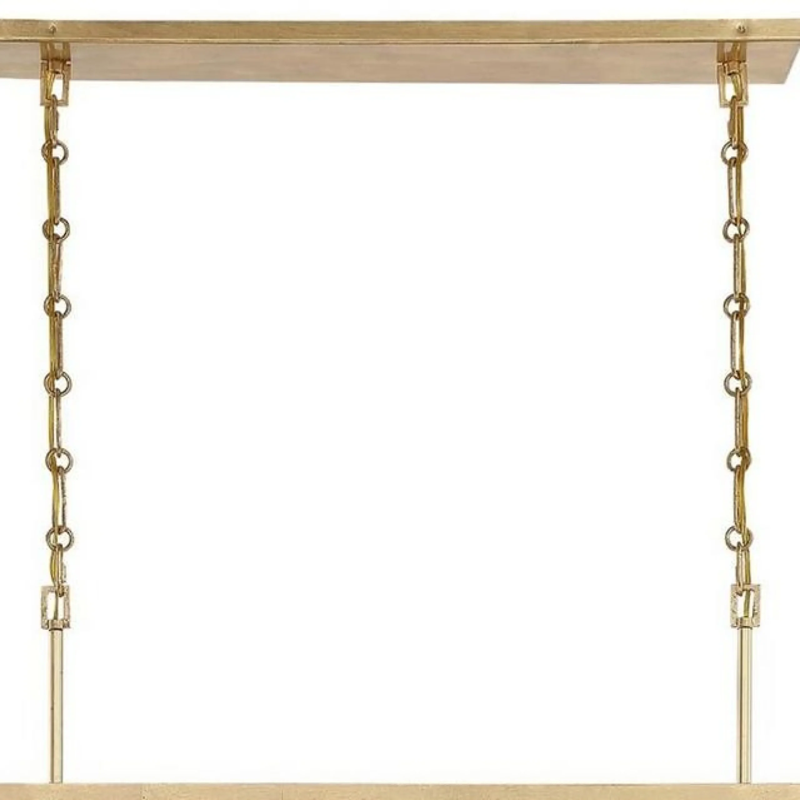 Cascading Crystals Island Chandelier - Rectangular