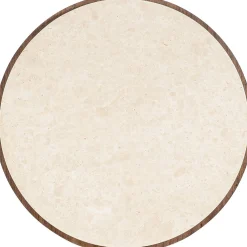 Cecily Side Table - Wood and Marble