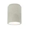 Ceramic Cylinder Ceiling Light - Crackle