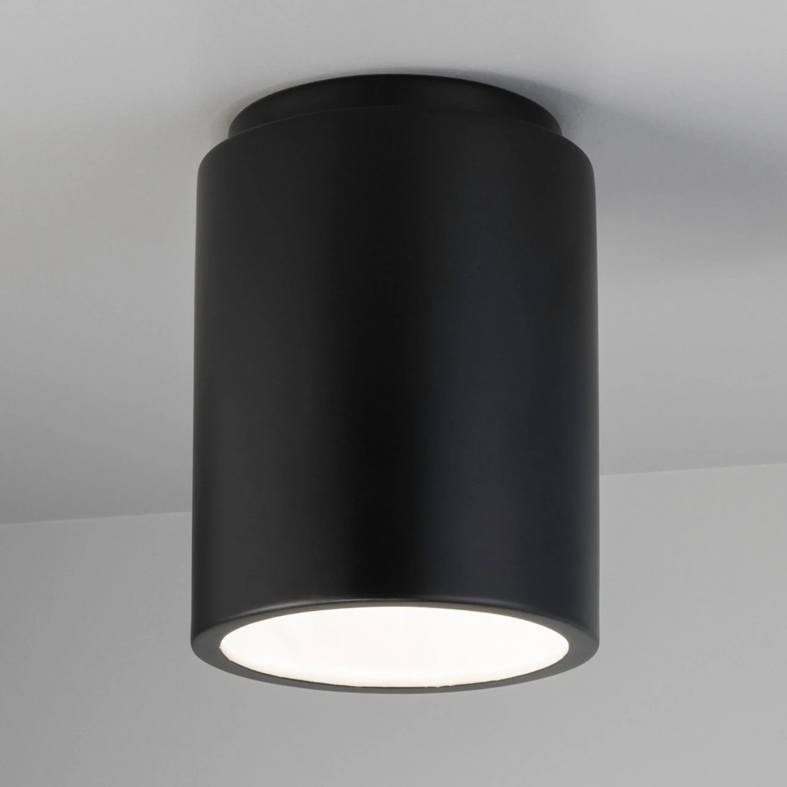 Ceramic Cylinder Ceiling Light - Matte