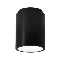 Ceramic Cylinder Ceiling Light - Matte