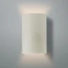 Ceramic Cylinder Sconce - Large - Crackle