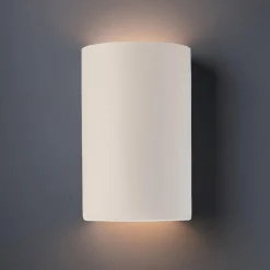 Ceramic Cylinder Sconce - Large - Matte